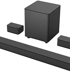 VIZIO V-Series 5.1 Home Theater Sound Bar with Dolby Audio, Bluetooth, Wireless Subwoofer, Voice Assistant Compatible, Includes Remote Control - V51x-J6